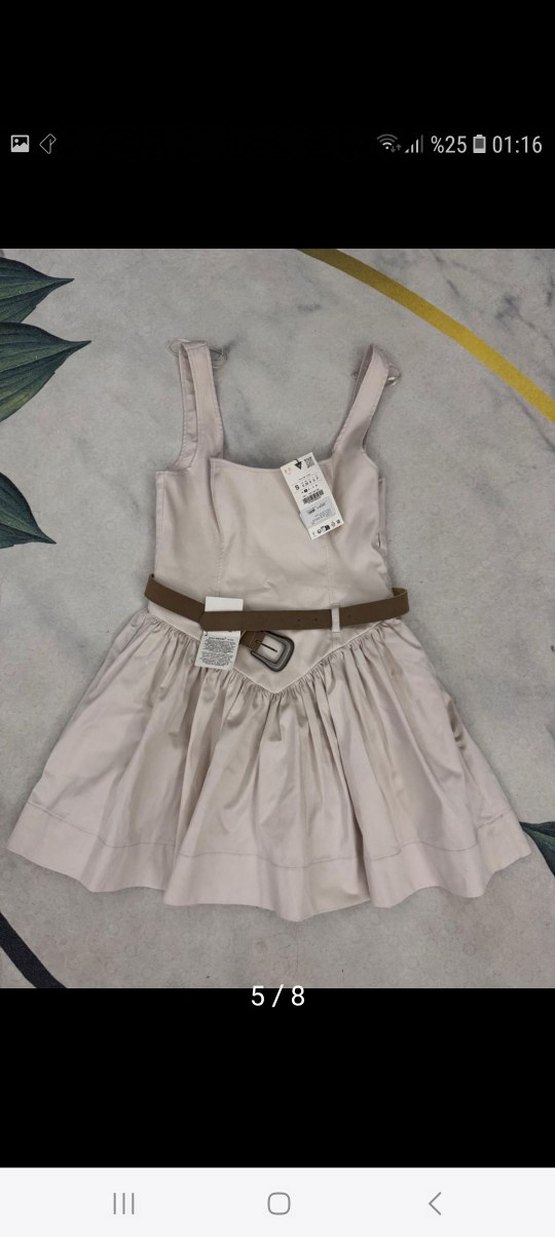 Zara Kemerli Elbise - Görsel 4