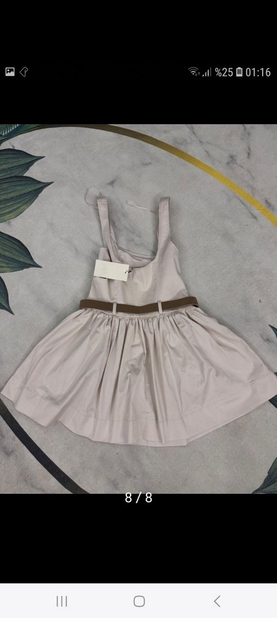 Zara Kemerli Elbise - Görsel 5