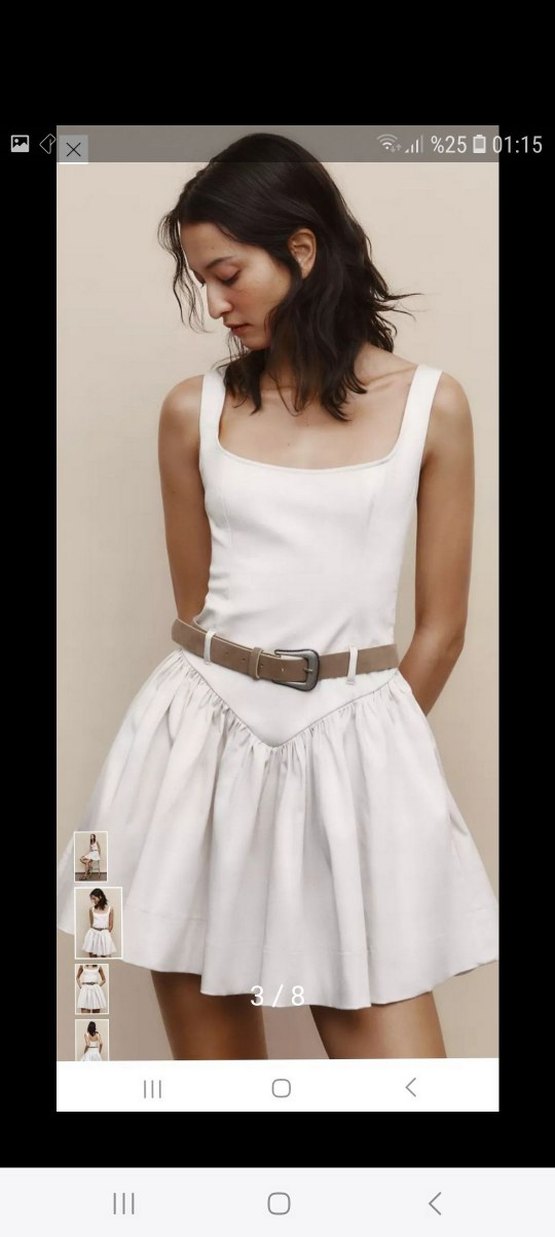 Zara Kemerli Elbise - Görsel 2