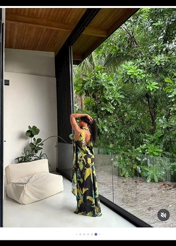 Zara viral desenli şık elbise - Görsel 4