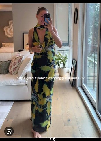 Zara viral desenli şık elbise - Görsel 5