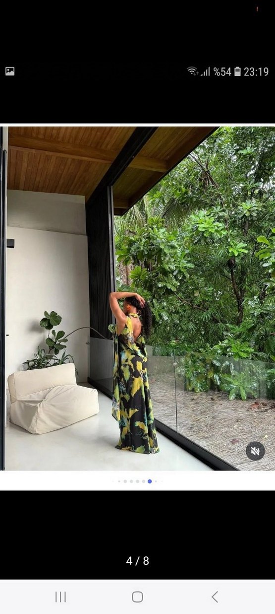 Zara viral desenli şık elbise - Görsel 4