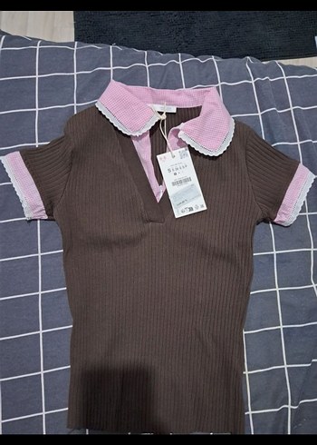 Zara bebe yaka tatlı bluz - Görsel 5