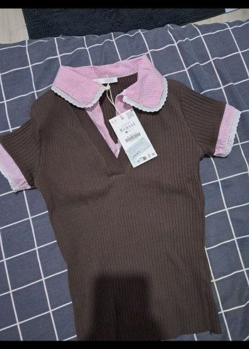 Zara bebe yaka tatlı bluz - Görsel 4