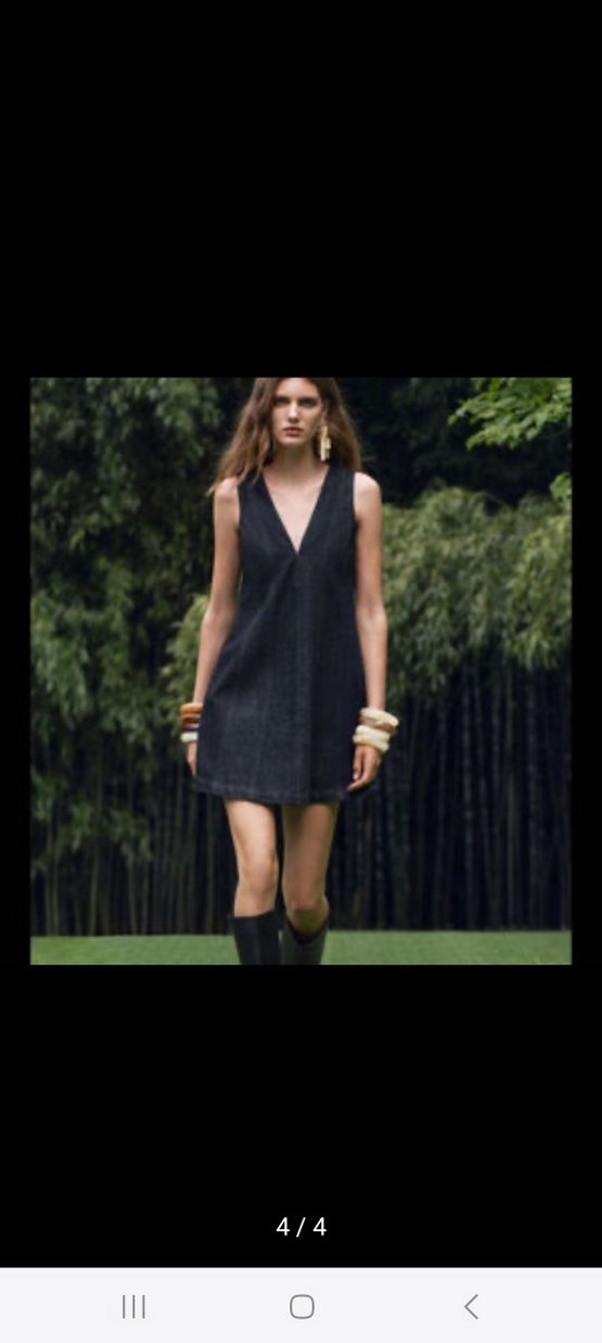 Zara mini kot elbise - Görsel 4