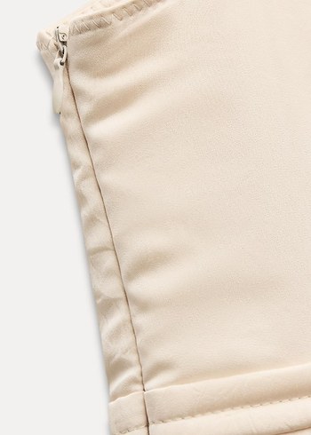 Zara korse görünümlü şık üst - Görsel 6