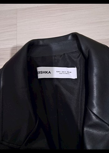 bershka deri blazer ceket - Görsel 6