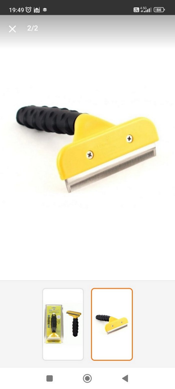 Furminator kedi köpek tarağı - Görsel 4