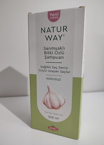 Otacı Naturway Sarımsak bitki özlü şampuan 