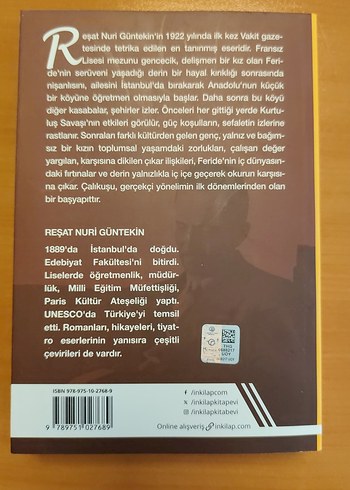 Çalıkuşu - Reşat Nuri Güntekin Bütün Romanları - Görsel 4