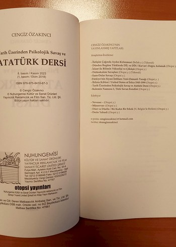 Beden Tarih Üzerinden Psikolojik Savaş ve Atatürk Dersi