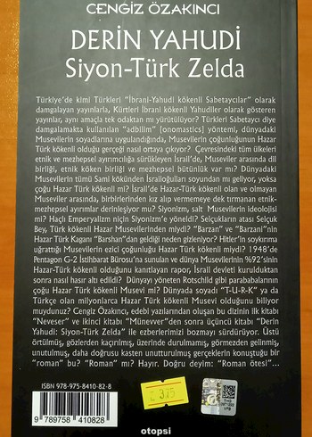  Beden Renk Derin Yahudi / Siyon-Türk Zelda