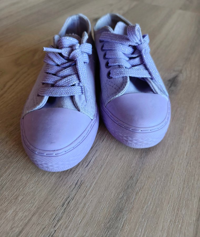 Kız Çocuk Pembe Cırtcırtlı Spor Ayakkabı 2 adet - Görsel 3