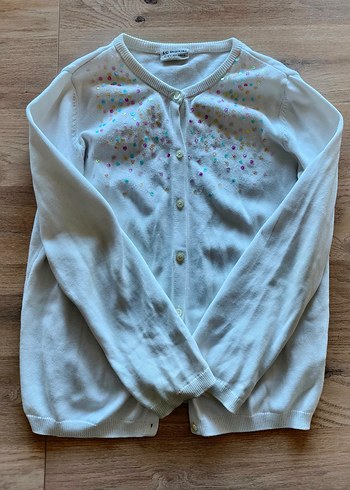 Kız Çocuk Pamuklu Düğmeli Hırka 4 parca - Görsel 3