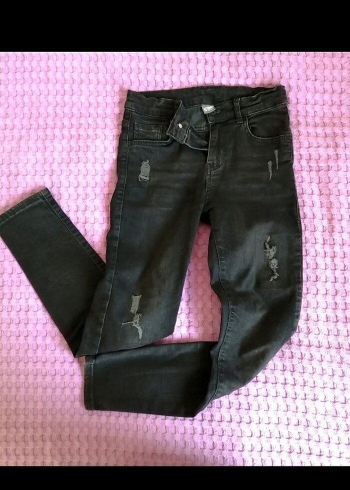 Lcw kız çok kot ve hırka - Görsel 3