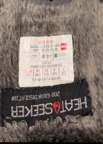 North Face Kadın Siyah Kauçuk Bot