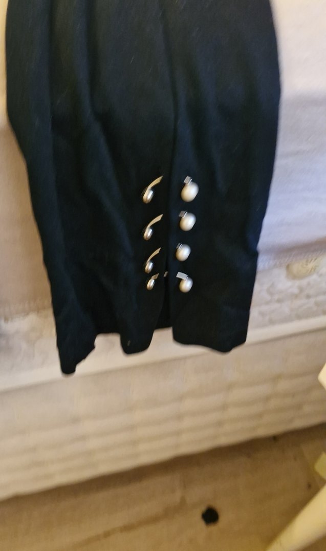 Düğmeli Siyah Kadın Pantolon - Görsel 3