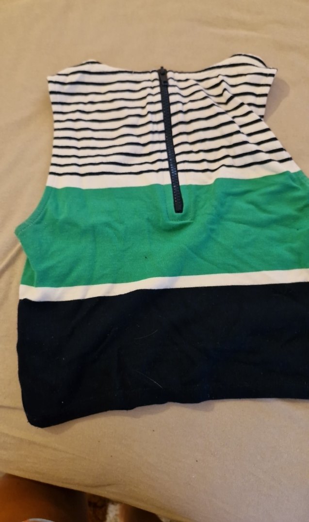 Kadın Yeşil Kolsuz Midi Atlet - Görsel 2