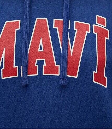 m Beden lacivert Renk MAVİ LOGO BASKILI LACİVERT SWEATSHİRT