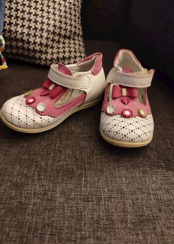 Pembe Puanlı Kemerli ortapedik Ayakkabı - Görsel 2