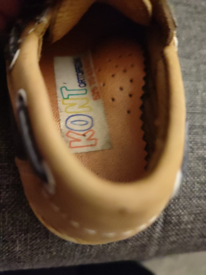 Sarı ve Gri Bağcıklı Erkek kız Çocuk Loafer - Görsel 4