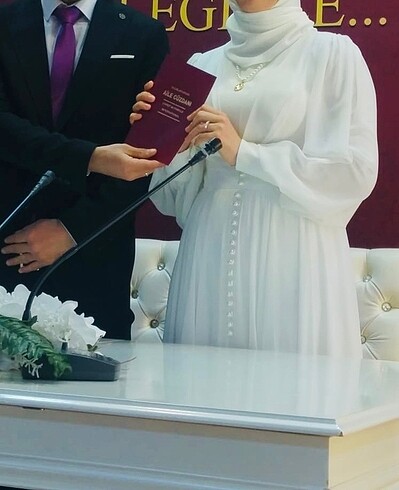 Diğer Tesettür nikah elbisesi