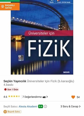 Üniversite fizik kitabı 