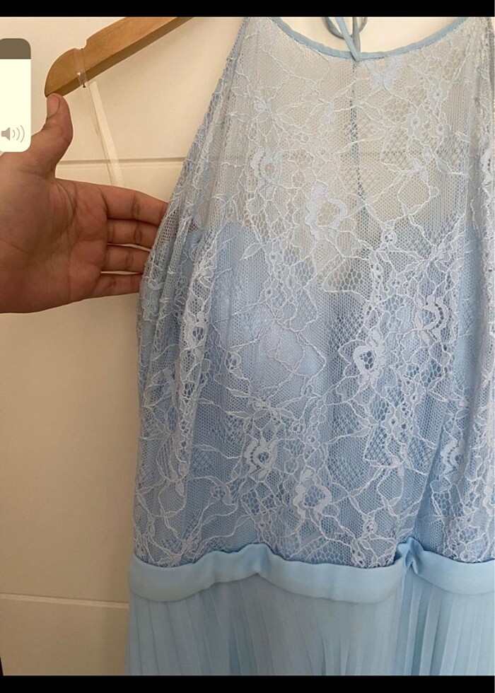 Mavi abiye elbise - Görsel 2