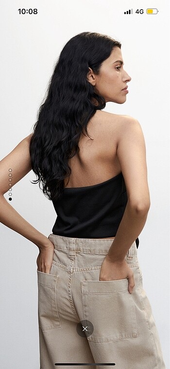 Mango Halter Yaka düğmeli Yelek