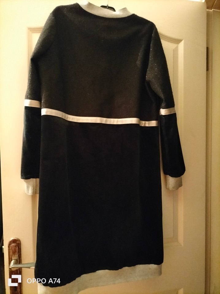 kadife midi kaban - Görsel 2