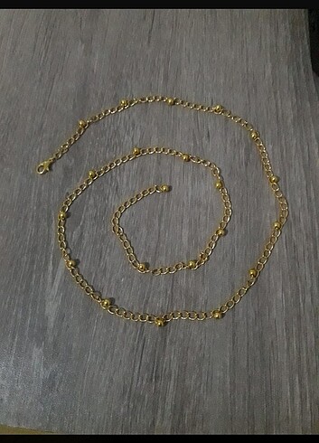 Top zincir bel kolyesi