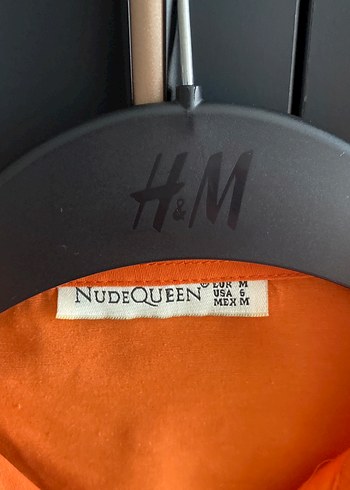 Düğmeli Kısa Turuncu  Gömlek - Görsel 2