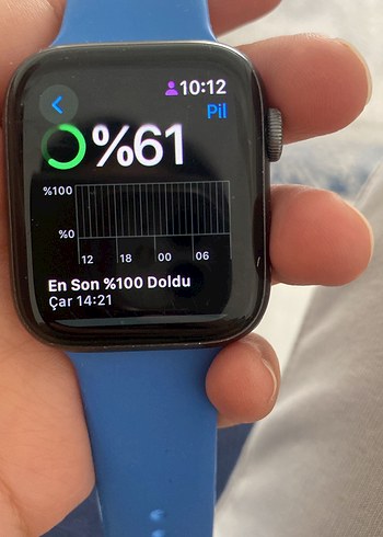Apple Watch 5 44m pil sağlığı %77 - Görsel 5