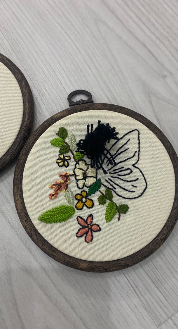 Bohem Nakışlı Ahşap Çerçeveli Duvar Süsü 2li - Görsel 3