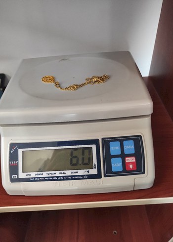 Beden altın Renk Altın Renk Zincir Detaylı Midi Kolye