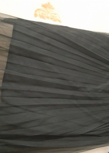 LC Waikiki Siyah Piliseli Uzun etek - Görsel 2