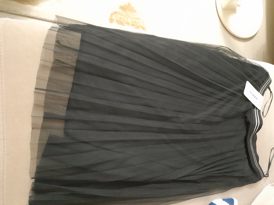 LC Waikiki Siyah Piliseli Uzun etek - Görsel 2