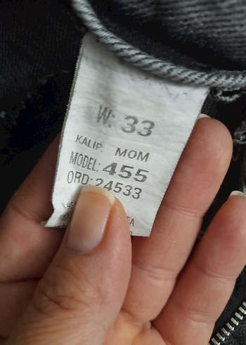 Gri Kadın Uzun Kot Pantolon - Görsel 4