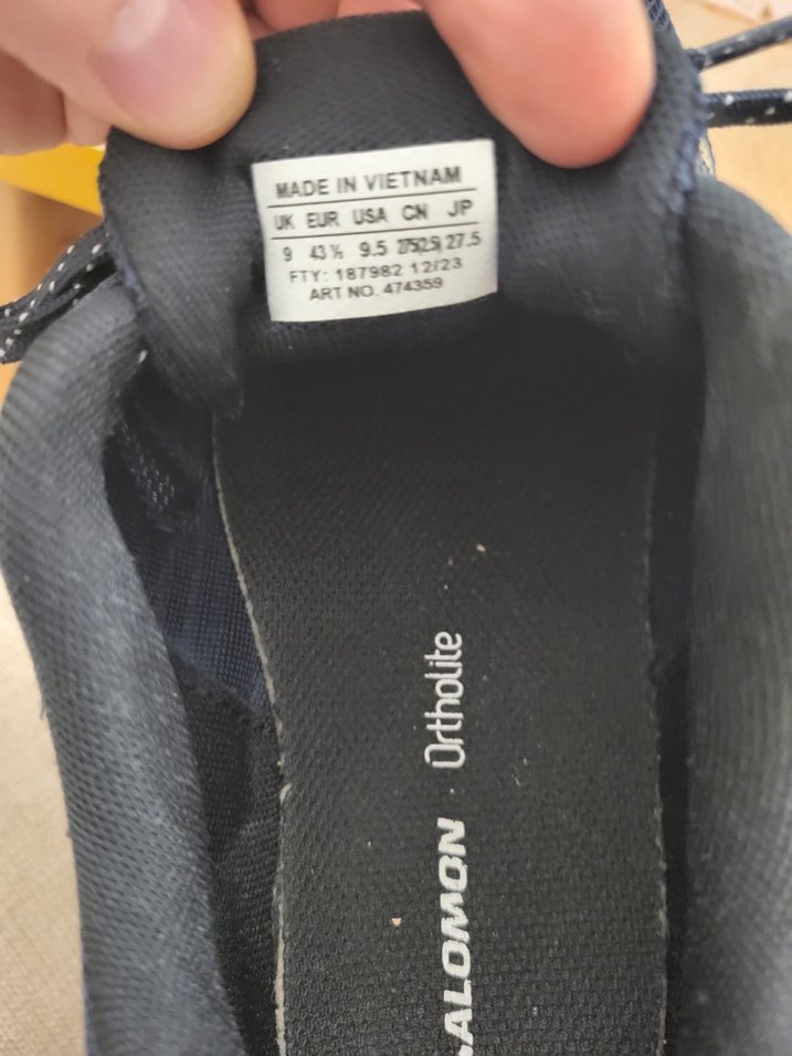 Erkek Lacivert Outdoor Spor Ayakkabı salamon orjınal - Görsel 4