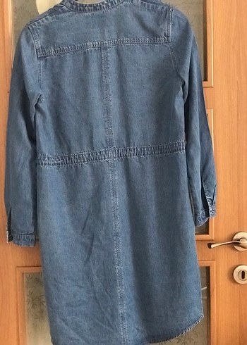 36 Beden mavi Renk Marc O'Polo Gri Düğmeli Kadın Denim Ceket