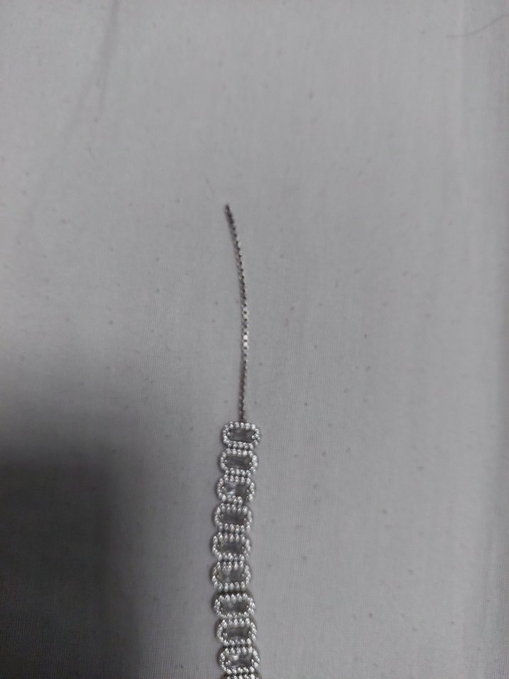 Gri Zincir Detaylı Kadın Bileklik - Görsel 4