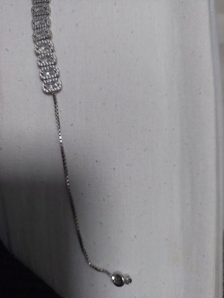 Gri Zincir Detaylı Kadın Bileklik - Görsel 3