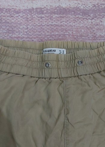 Bej Kadın Keten Rahat Kesim Pantolon - Görsel 6