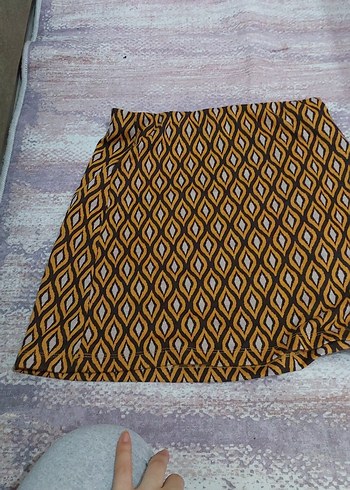 Bohem Kısa Pilili Kadın Etek - Görsel 4