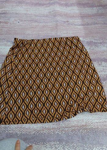 Bohem Kısa Pilili Kadın Etek - Görsel 5