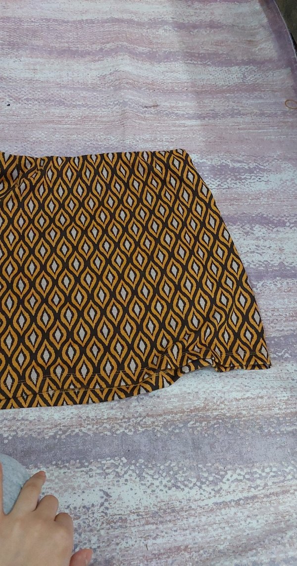 Bohem Kısa Pilili Kadın Etek - Görsel 2