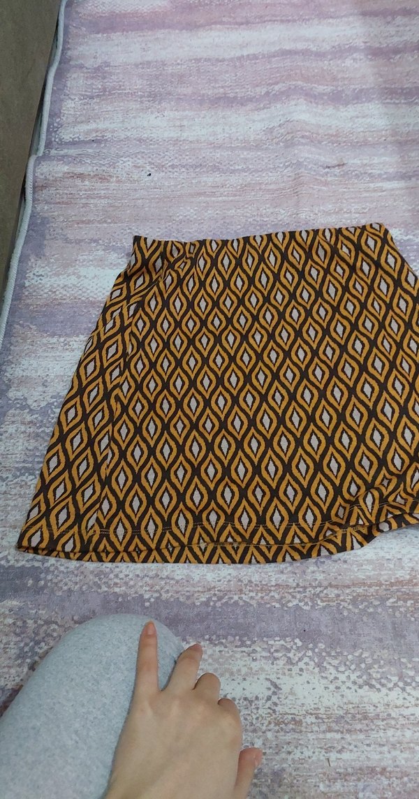 Bohem Kısa Pilili Kadın Etek - Görsel 4