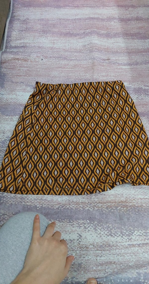 Bohem Kısa Pilili Kadın Etek - Görsel 3