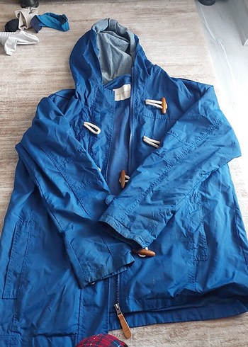 kadin mavi ceket - Görsel 4