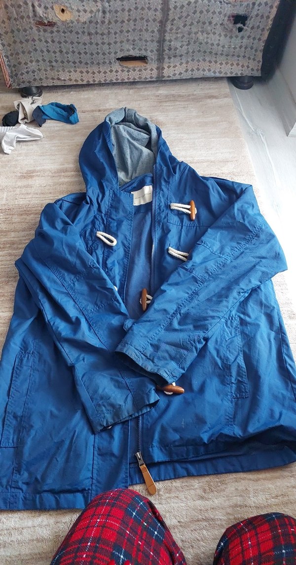 kadin mavi ceket - Görsel 5